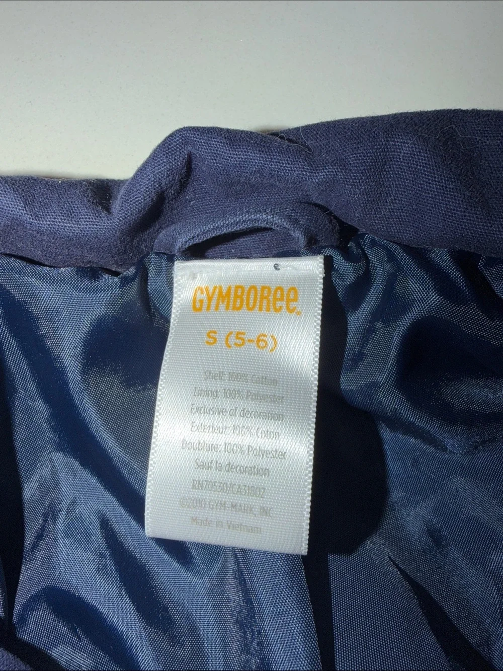 Gymboree tailored navy